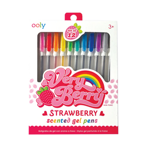 Very Berry Strawberry Scented Gel Pens Set of 12