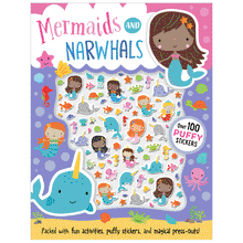 Mermaids and Narwhals Puffy Sticker Book