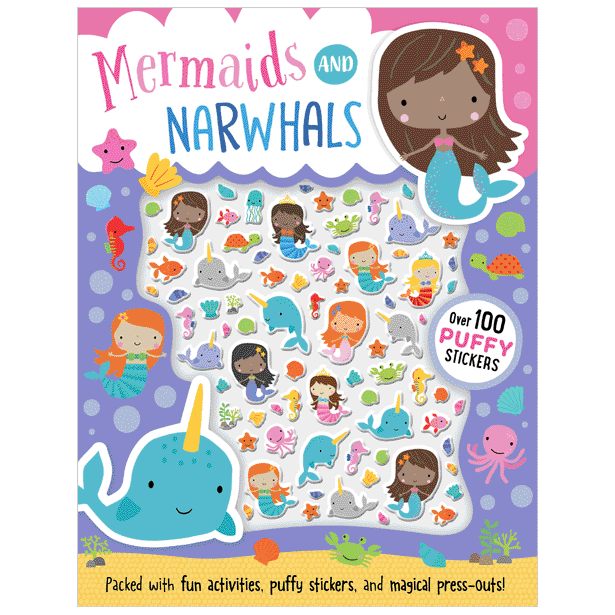 Mermaids and Narwhals Puffy Sticker Book