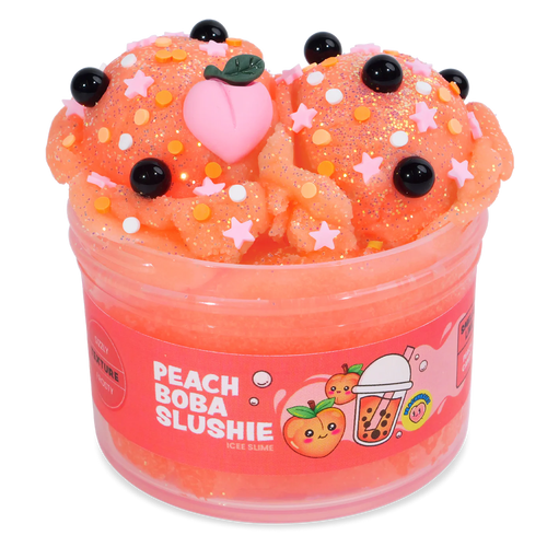 Peach Boba Slushy Peachybbies Slime