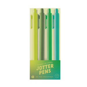Gradient Jotter 4 Pack - Gradient Greens