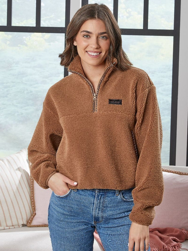 Simply Southern Sherpa Latte Pullover