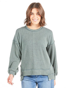 Simply Southern Knit Jade Oversized Top