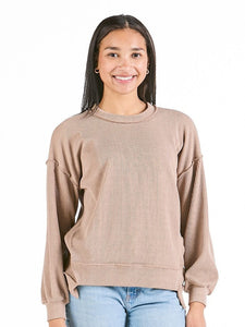 Simply Southern Knit Amber Oversized Top