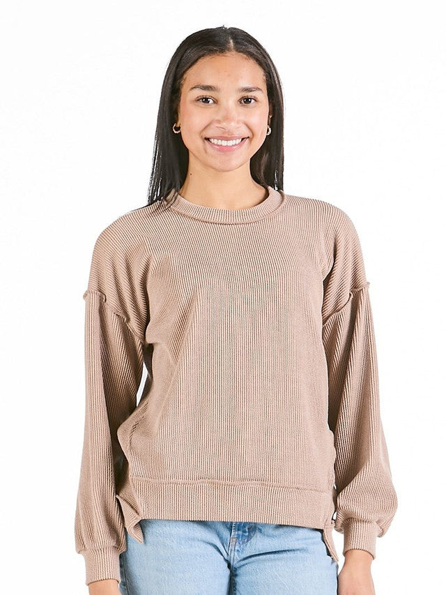 Simply Southern Knit Amber Oversized Top