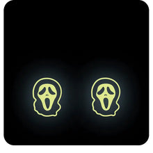 Lilliput Glow in the Dark Scary Mask Earrings