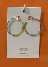 Sophia Hoop Resin Earrings