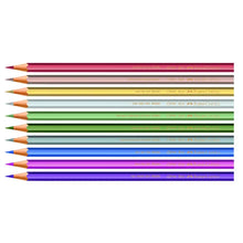 10 Count Metallic Color Pencils Set