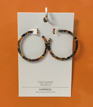 Hortense Resin Statement Hoop Earrings