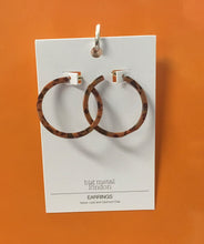 Oleandre Resin Statement Hoop Earrings