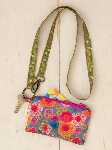 Natural Life Zip Pouch Lanyard