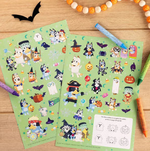 Bluey Colortivity: Happy Halloween!