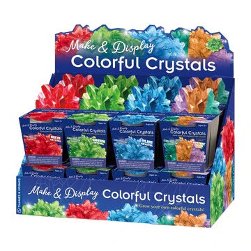 Make & Display Colorful Crystal
