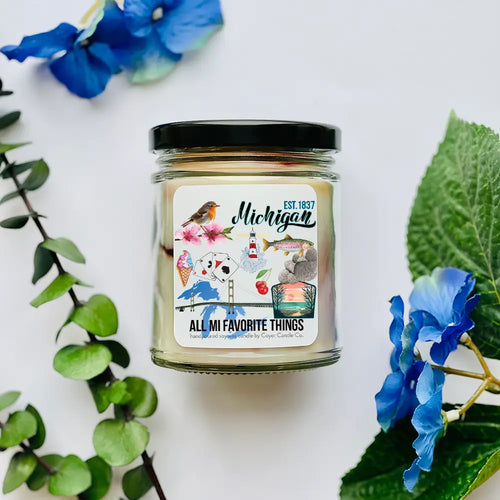 Great Lakes Michigan Fireside Brew 9 oz. Candle