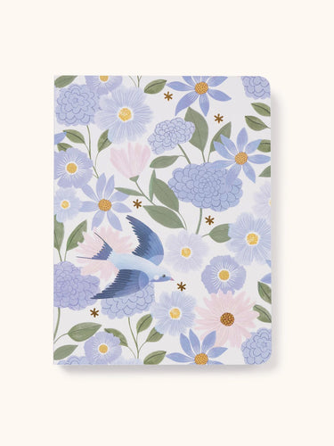 Birds & Bloom Coptic Bound Journal