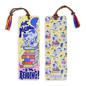 Not Meow I’M Reading Bookmark with Tassel