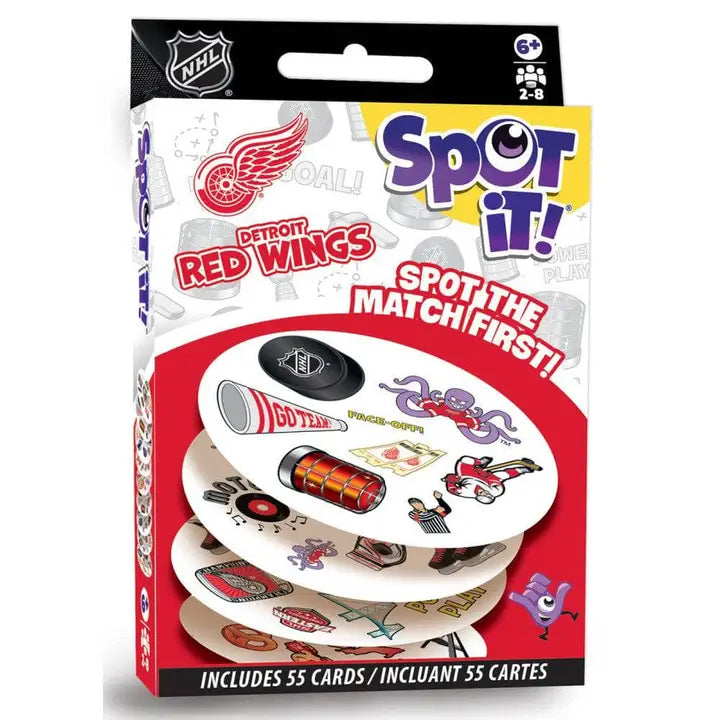 Detroit Red Wings Spot It! Card Game
