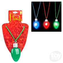 28" Light-Up Christmas Bulb Necklace