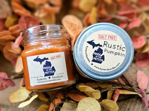 Rustic Pumpkin - Mini Mason Jar Candle