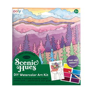 Scenic Hues Watercolor Art Kit - Forest Adventure