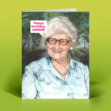 Birthday Sinner Card