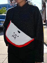 "Homeslice" Crescent Bag