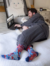 Crazy Cat Dude, Men’s Socks