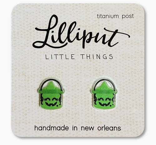 Lilliput Retro Treat or Treat Witch Earrings