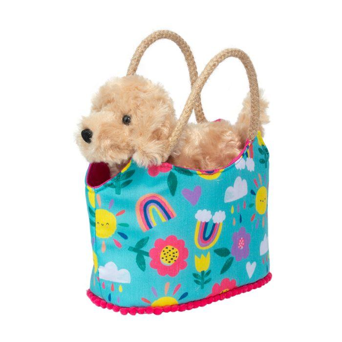 Happy Day Sassy Sak with Golden Retriever Douglas Plush