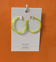 Oleandre Resin Statement Hoop Earrings