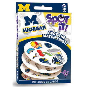 Michigan Wolverines Spot It! Card Game