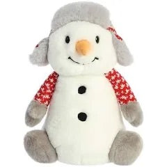 Aspen Snowman With Hat - 10in