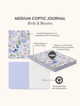 Birds & Bloom Coptic Bound Journal