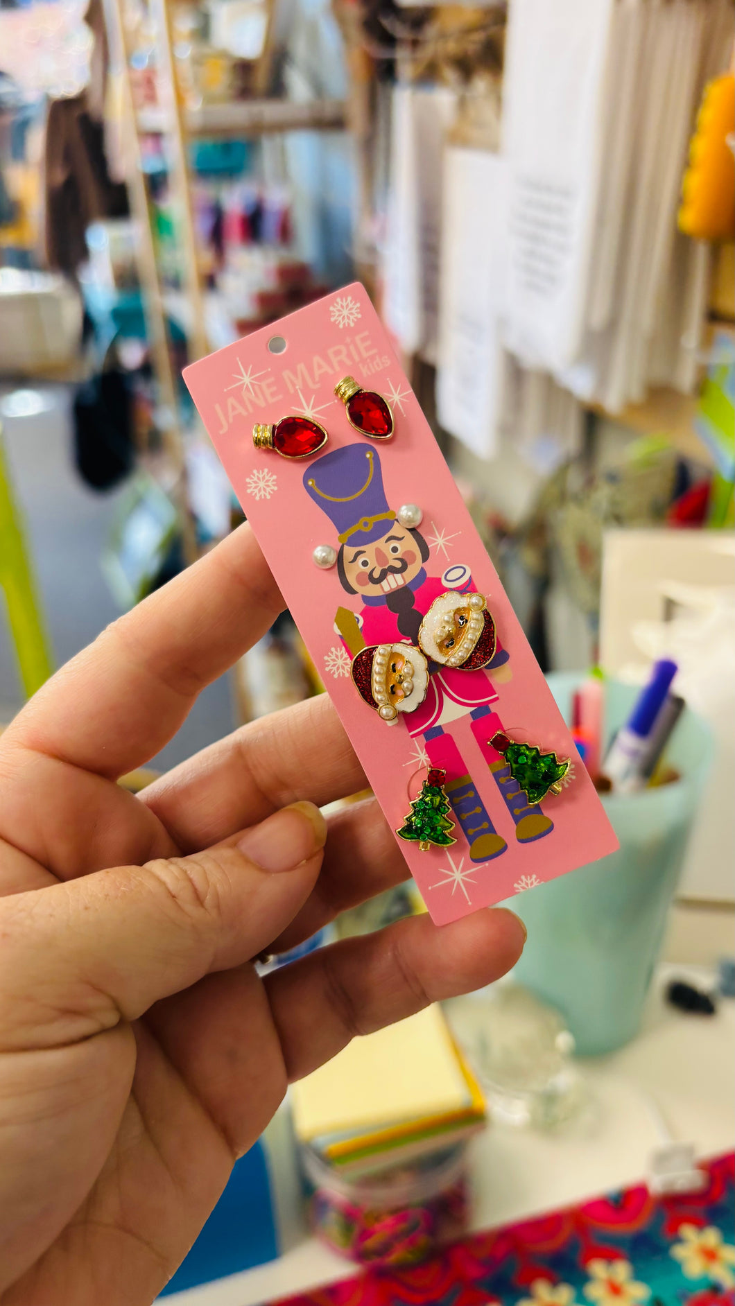 Christmas Earrings Set of 4