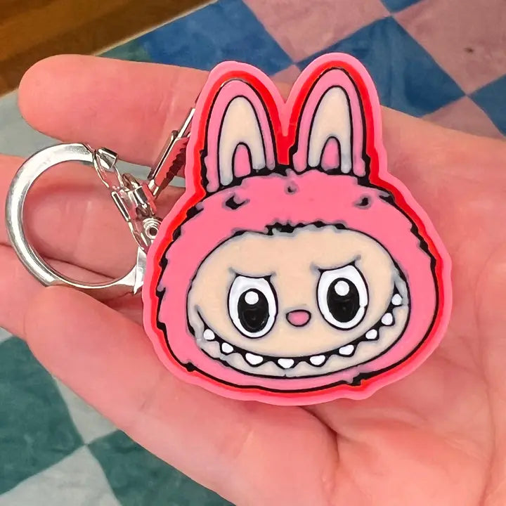 Lafufu Fidget Toy Clicker Keychain