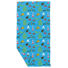 Emblems of Michigan Waffle Recycled Dish Towel