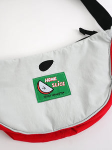 "Homeslice" Crescent Bag