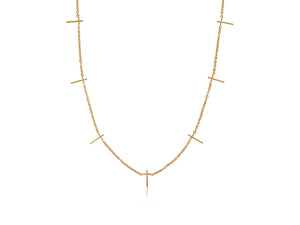 Gold Anna Stainless Steel Delicate Necklace