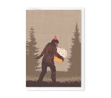 Sasquatch Cupcake Enclosure Card
