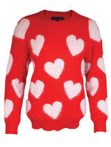 Simply Southern Fuzzy Heart Sweater