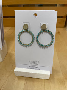 Sylvia Beaded Statement Earrings