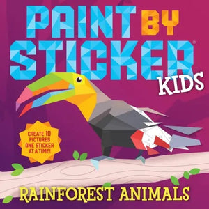 Paint By Sticker Kids: Rainforrest Animals