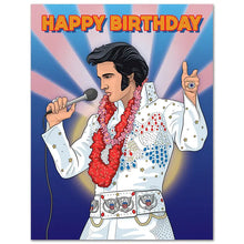 Elvis Rockin' Good Time Birthday Card