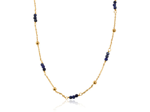 Blue Carina Stainless Steel Necklace