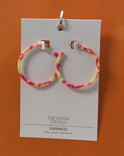 Emma Resin Statement Hoop Earrings