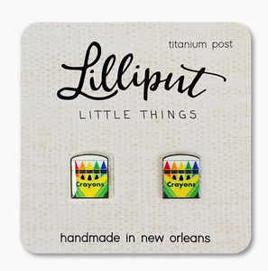Lilliput Crayon Earrings
