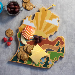 Michigan Cutting Board with Artwork By Summer Stokes
