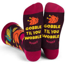 Gobble Till You Wobble Socks