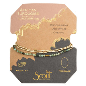 Delicate African Turquoise-Stone Of Transformation