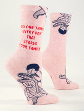 Do One Thing Every Day That Scares Your Family Women’s Crew Socks